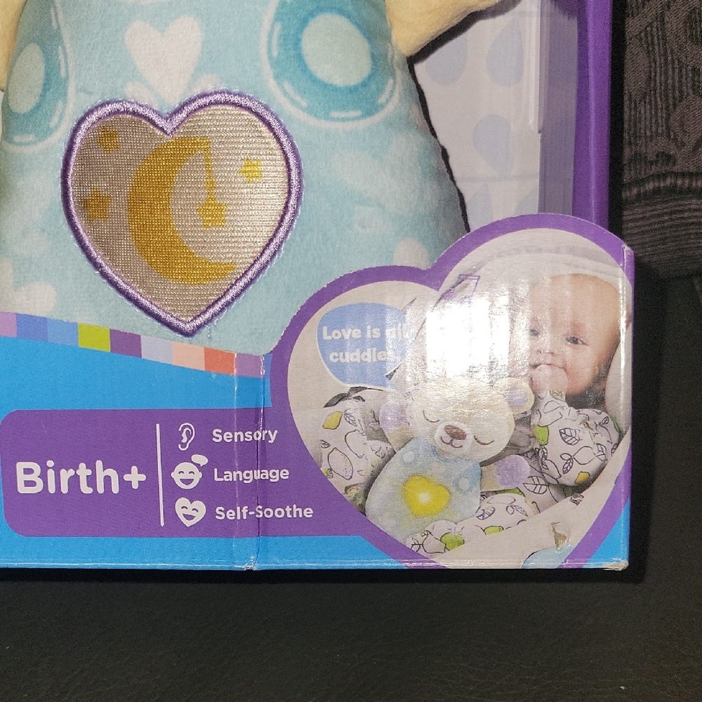 Sleepy Sounds Baby Bear - Cream and Purple - Picture 3 of 9